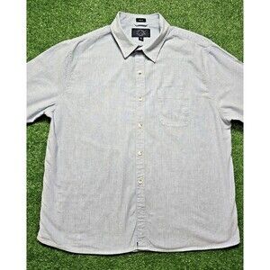 Eventide Button-Up Shirt 'Blue' Chambray Denim Style Men's 2XL